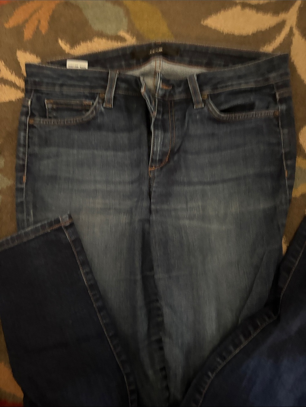 Joe's Jeans Indigo Blue Straight-Leg Jeans